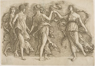 Quatre femmes dansant - Andrea Mantegna