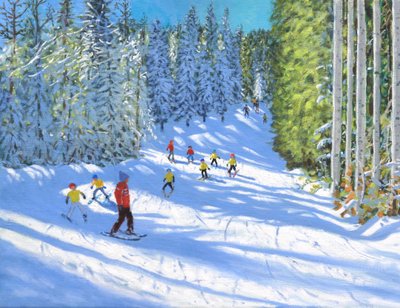 Leçon de ski, Samoëns, France - Andrew Macara