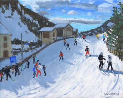 Skiant vers Selva Val Gardena, 2016 - Andrew Macara