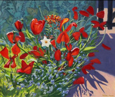 Tulipes près de la porte, 2017 - Andrew Macara