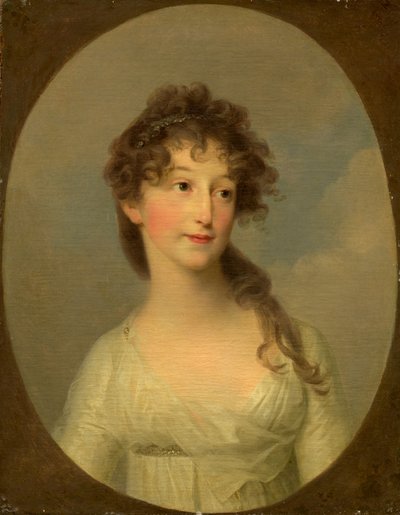 Possiblement Franciska Krasinska, Duchesse de Courlande - Angelica Kauffmann