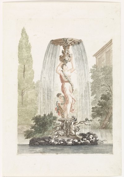 Fontaine avec Vénus et Amour - Anonymous