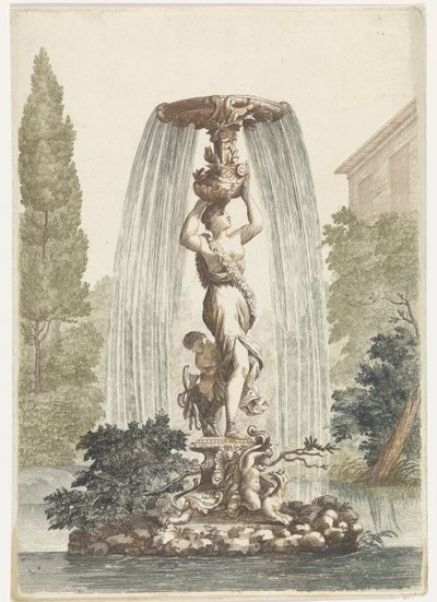 Fontaine avec Vénus et Amour - Anonymous