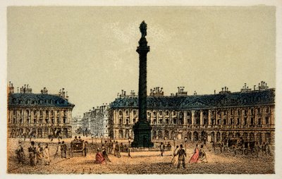 Paris 1874 : Place Vendôme - Anonymous Anonymous