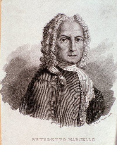 Portrait de Benedetto Marcello (gravure) - Anonymous Anonymous