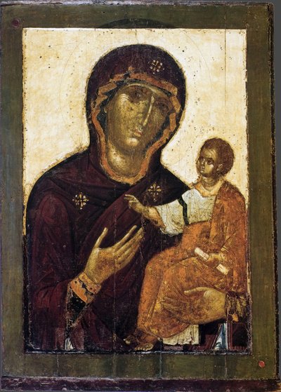 La Vierge Hodegetria, 12e siècle - Anonymous Russian icon painter