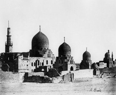 Mosquée, Égypte, 1862 - Antonio Beato