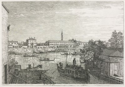 Vues: Le port de Dolo, 1735-1746 - Giovanni Antonio Canal