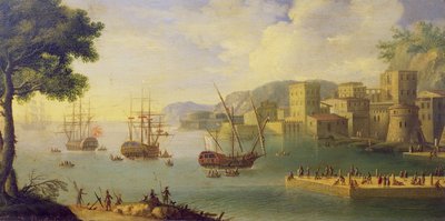 Le port de Livourne - Antonio Maria Viani