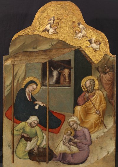 Nativité, vers 1380 - Aretino Luca Spinello or Spinelli