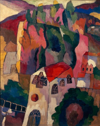 Peupliers - Aristarkh Vasilievic Lentulov