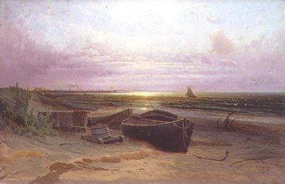 Plage à la baie de Narva - Arseniy Ivanovich Meshchersky