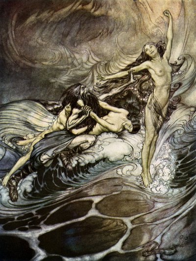 Le Crépuscule des Dieux - Arthur Rackham