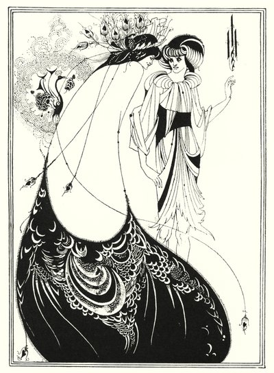 La Jupe de Paon (gravure) - Aubrey (after) Beardsley