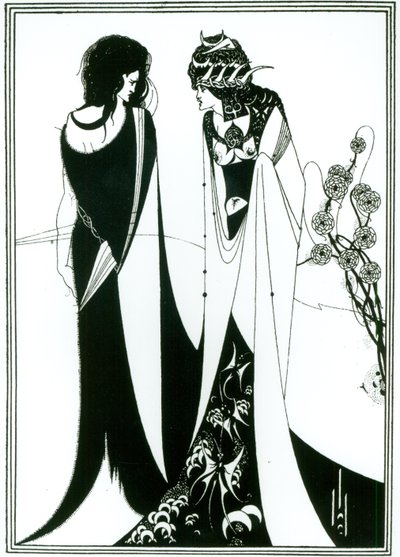 Salomé avec sa mère, Hérodiade - Aubrey Beardsley