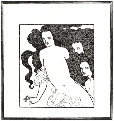 La Comédie du Rhin, frontispice 1872 - Aubrey Beardsley