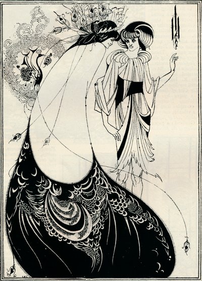 La Fille au Paon, 1893 - Aubrey Beardsley