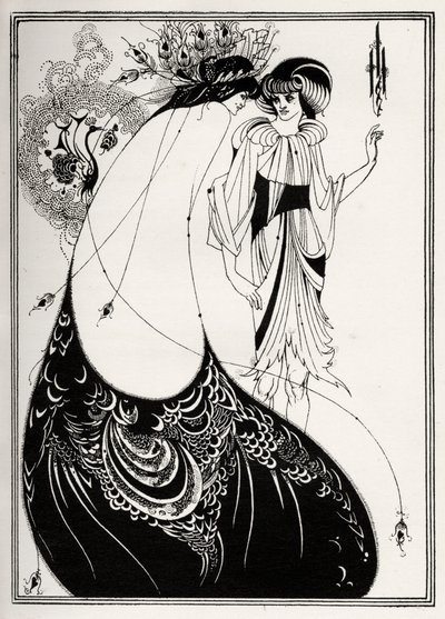 La Jupe de Paon - Aubrey Beardsley