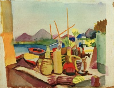 Paysage près de Hammamet - August Macke