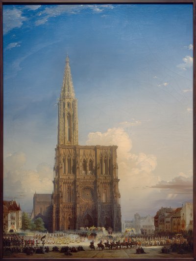 Cathédrale de Strasbourg au Moyen Âge - August von Bayer