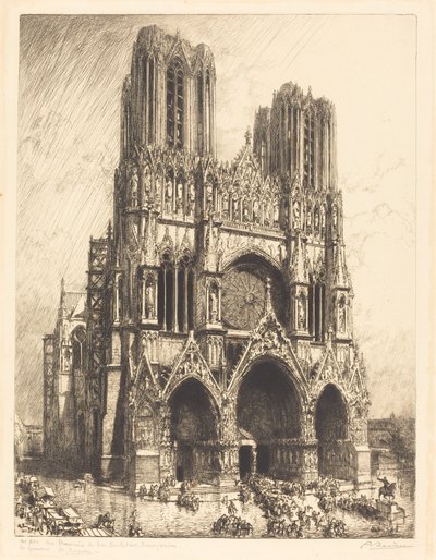 Cathédrale de Reims - Auguste Lepere