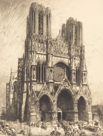 Cathédrale de Reims, 1911 - Auguste Lepere