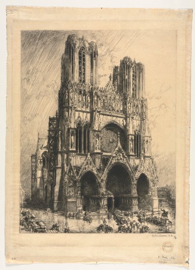 Cathédrale de Reims - Auguste Louis Lepère