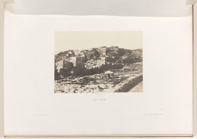 Vue de Bethléem - Auguste Salzmann