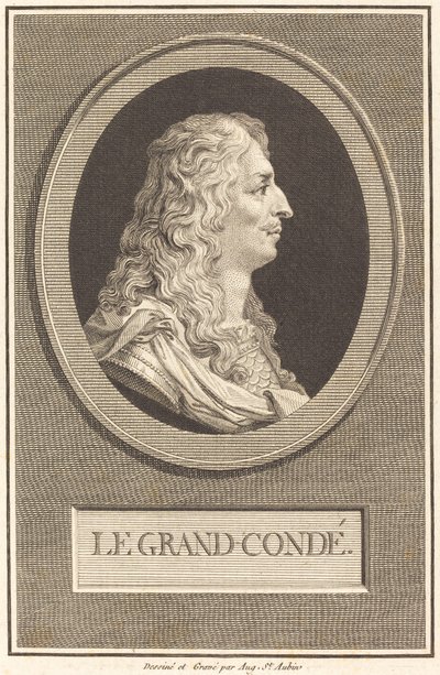 Le Grand Condé - Augustin de Saint Aubin