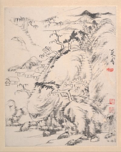 Album de paysages, daté 1699 - Bada Shanren