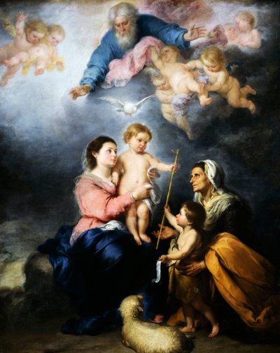 La Sainte Famille (La Vierge de Séville) - Bartolomé Esteban Murillo