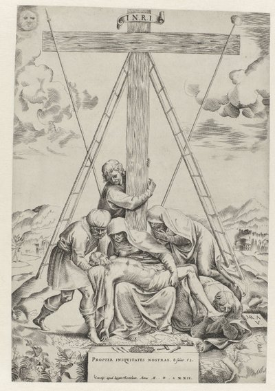 Lamentation du Christ - Battista Angolo del Moro