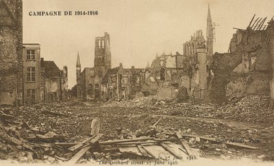 Rue de Verger, 27 juin 1915 - Belgian Photographer