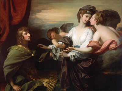 Hélène amenée à Paris - Benjamin West