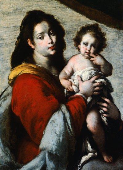 Madone et Enfant - Bernardo Strozzi