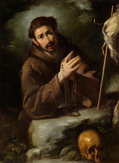 Saint François en prière, vers 1620-1630 - Bernardo Strozzi