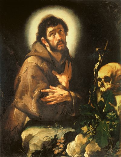 Saint François en extase, vers 1615-18 - Bernardo Strozzi