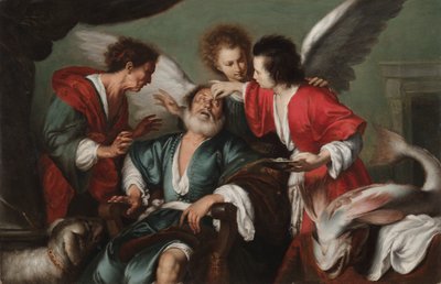 La guérison de Tobit - Bernardo Strozzi