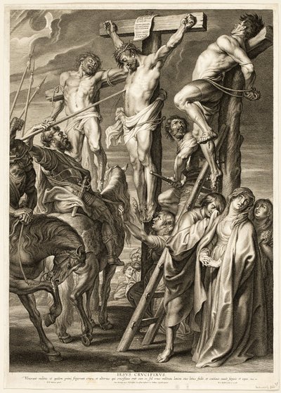 La Crucifixion (Coup de Lance) - Boëtius Adamsz. Bolswert