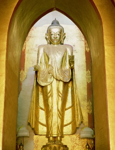 Bouddha debout (or) - Burmese School