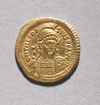 Solidus de Théodose II et Valentinien III - Byzantine