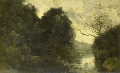 Étang dans les bois - Camille Corot