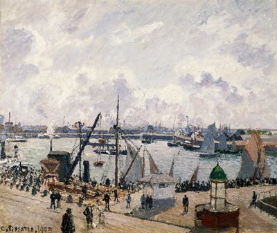 Le Quai de Southampton au Havre - Camille Pissarro