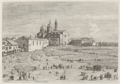 S. Giustina in pra della Vale, vers 1735-1746 - Canaletto