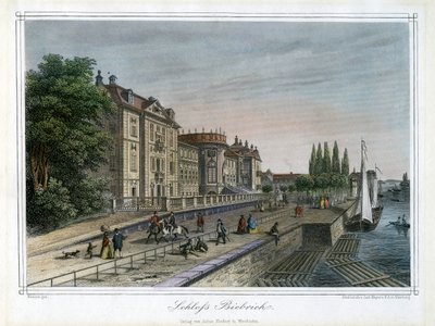 Palais de Biebrich, Wiesbaden, Allemagne, vers 1820 - Carl Mayer