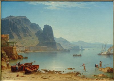 Terracina avec rocher de poisson - Carl Morgenstern