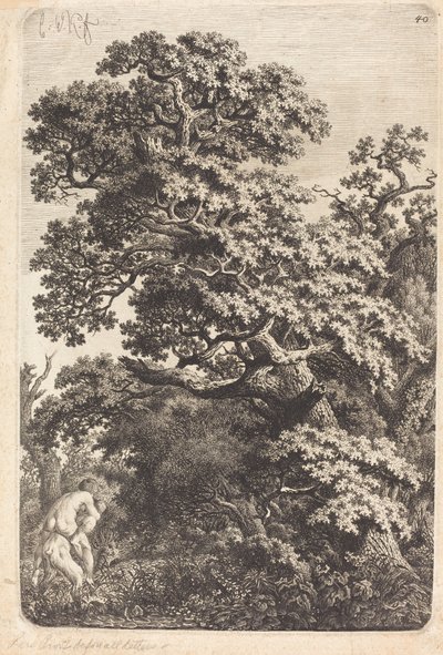 Satyre et nymphe dans un marais - Carl Wilhelm Kolbe