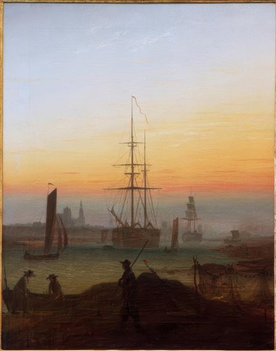 Port de Greifswald - Caspar David Friedrich