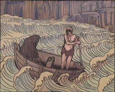 Charon, vers 1896 - Charles Doudelet