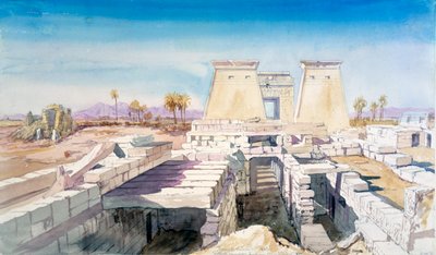 Karnak, Égypte, 1863 - Charles Émile de Tournemine